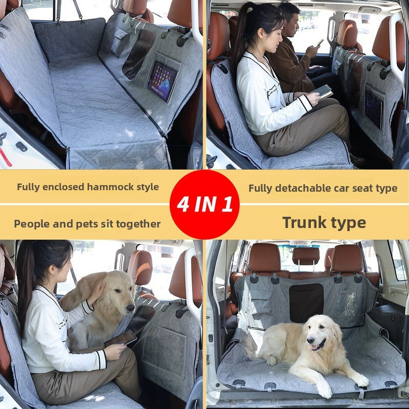 Detachable Double Pull-Out Car Pet Mat
