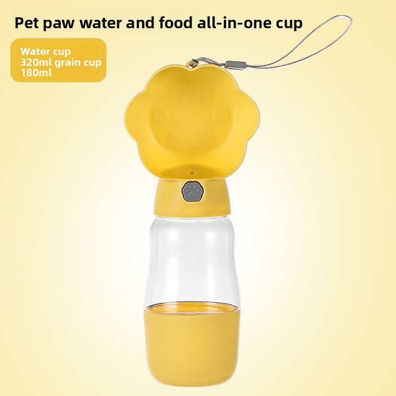 Dog Outgoing Water Cup Pet Accompanywalking Cup