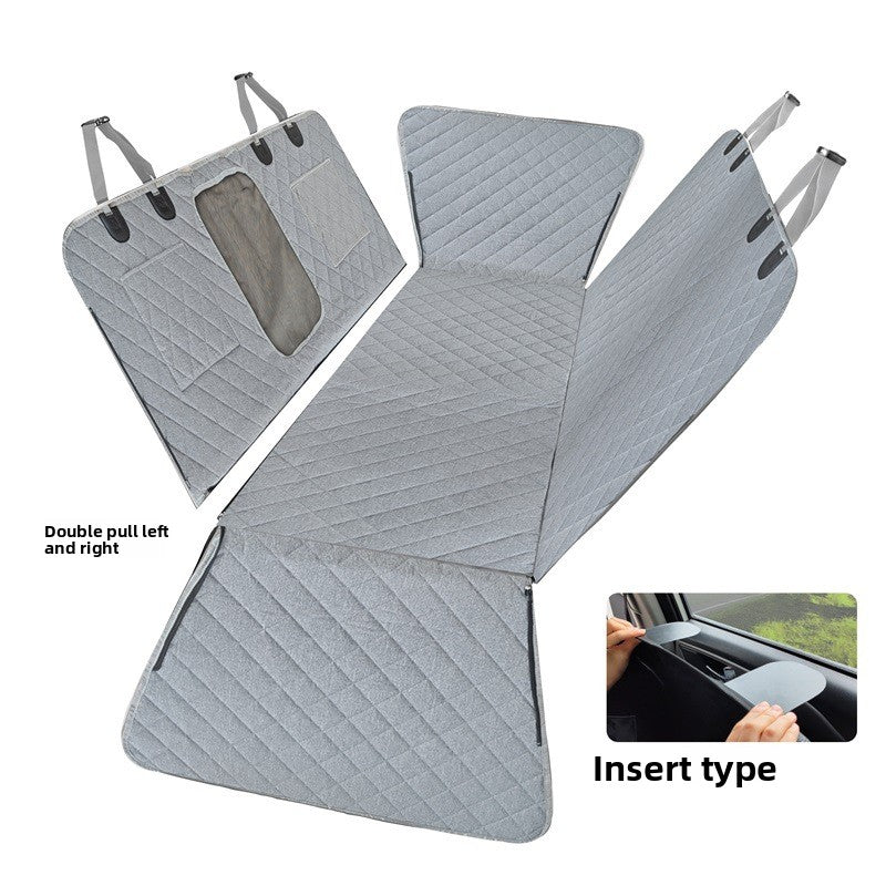Detachable Double Pull-Out Car Pet Mat