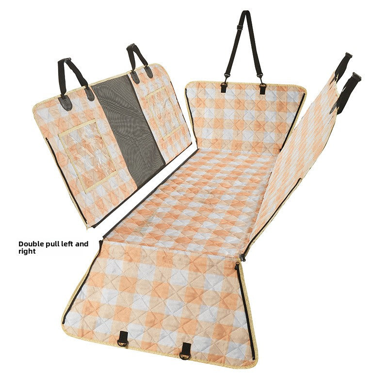 Detachable Double Pull-Out Car Pet Mat