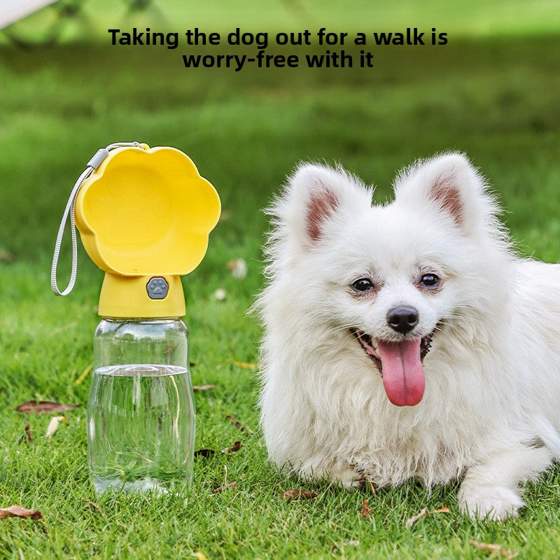 Dog Outgoing Water Cup Pet Accompanywalking Cup