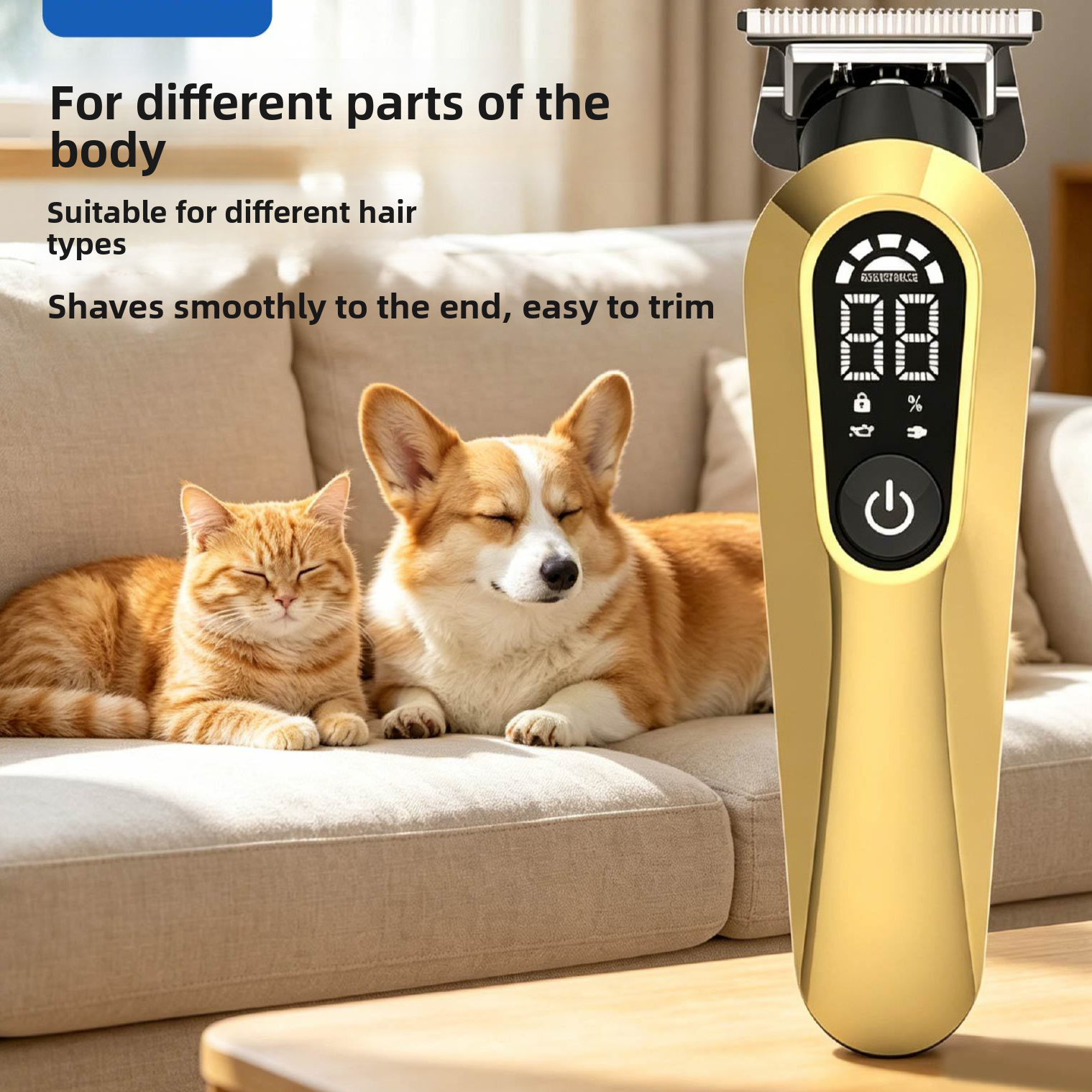 Rechargeable Pet Hair Trimmer Grooming Clipper